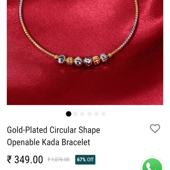Priyaasi gold plated bangle kada...fix price - Picture 2 of 7
